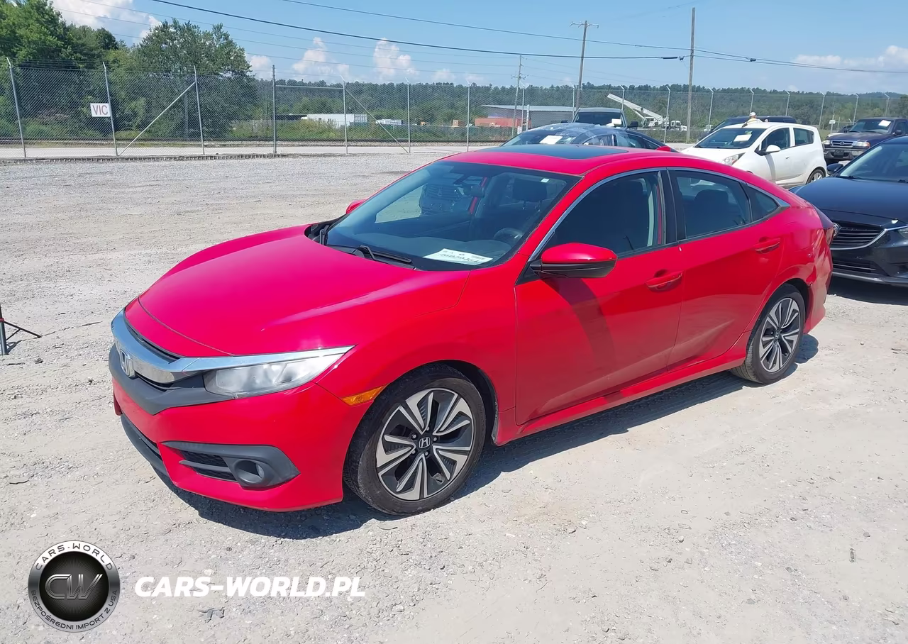 2016 Honda Civic Ex-T VIN:2HGFC1F34GH632273 - 2