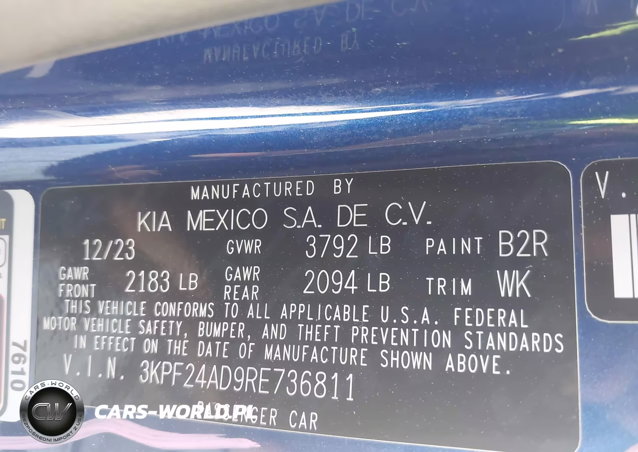 2024 Kia Forte Lxs VIN:3KPF24AD9RE736811 - 9
