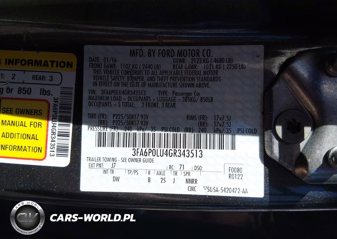 2016 Ford Fusion Hybrid Se VIN:3FA6P0LU4GR343513 - 9