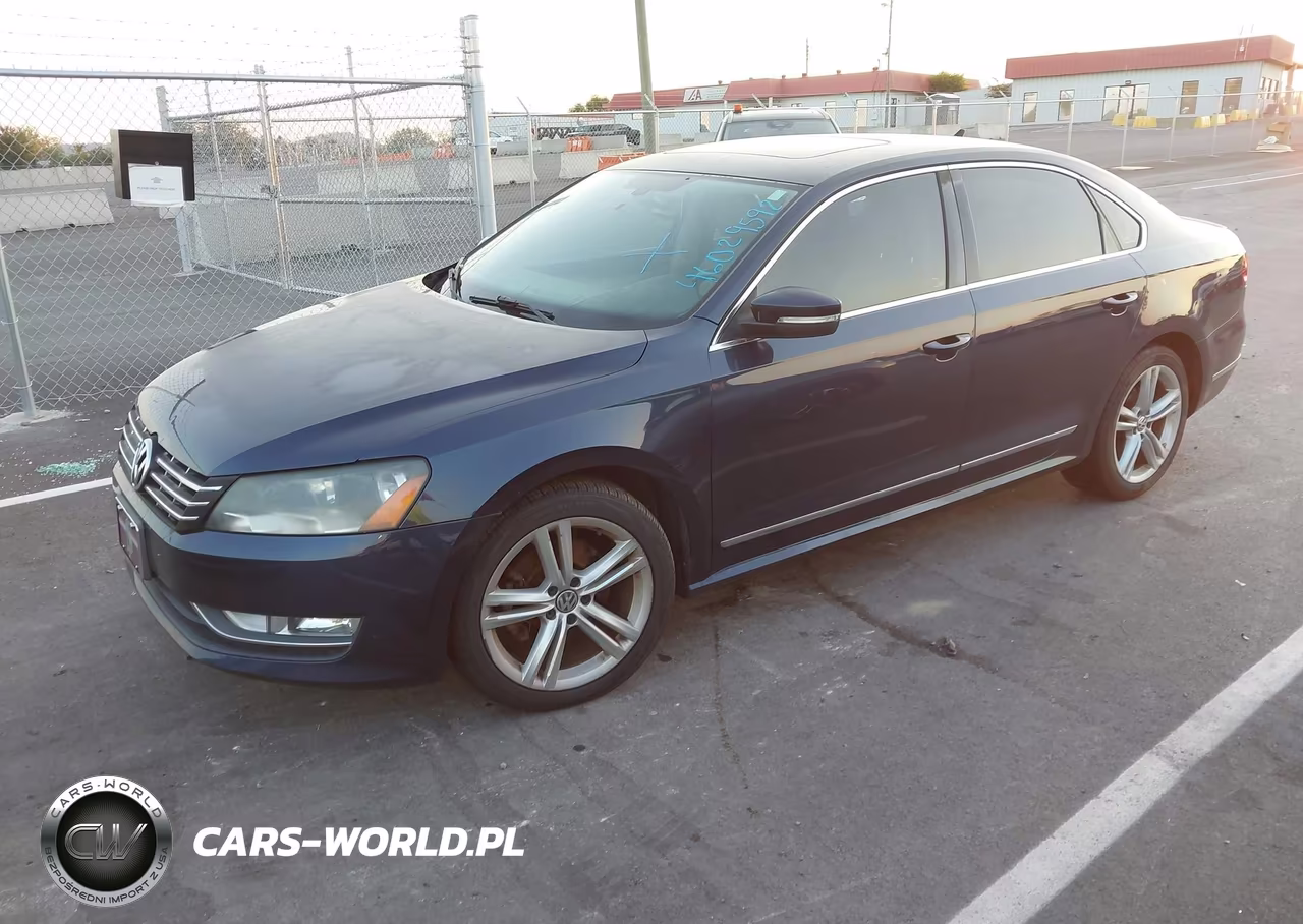 2013 Volkswagen Passat 2.0L Tdi Sel Premium VIN:1VWCN7A31DC026737 - 2