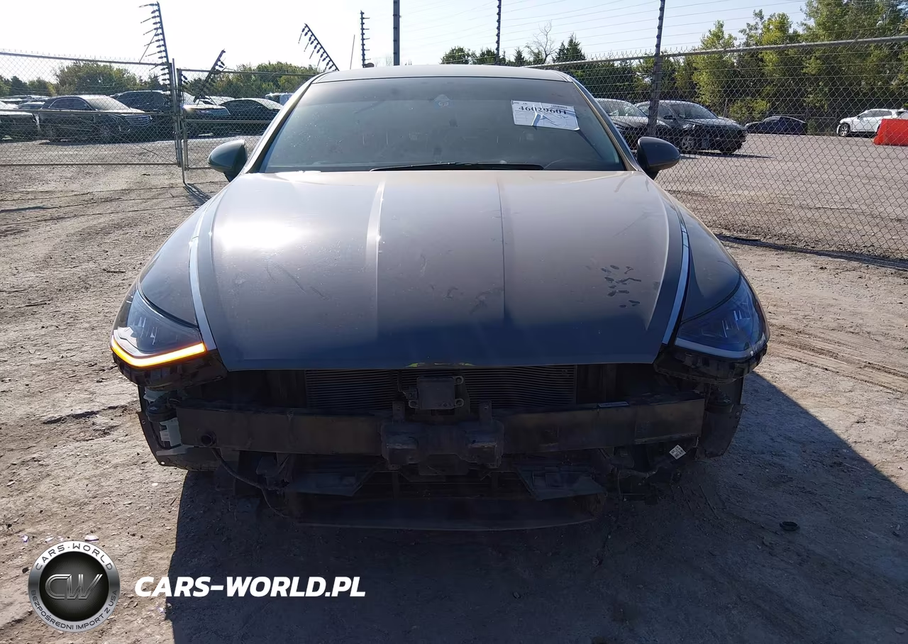 2021 Hyundai Sonata Blue VIN:KMHL24JJ5MA017281 - 13