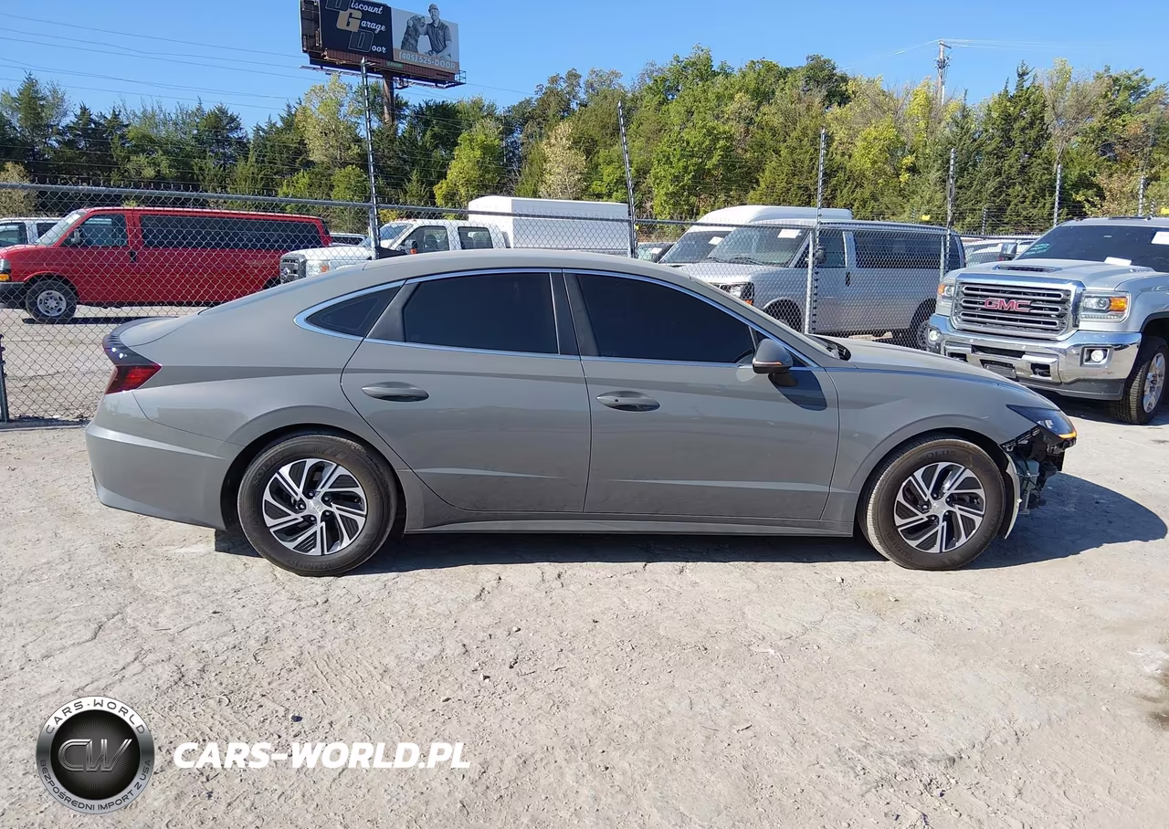 2021 Hyundai Sonata Blue VIN:KMHL24JJ5MA017281 - 14