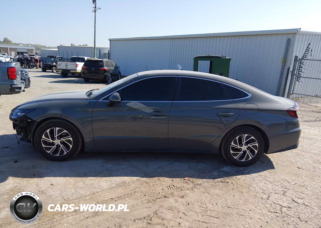 2021 Hyundai Sonata Blue VIN:KMHL24JJ5MA017281 - 15
