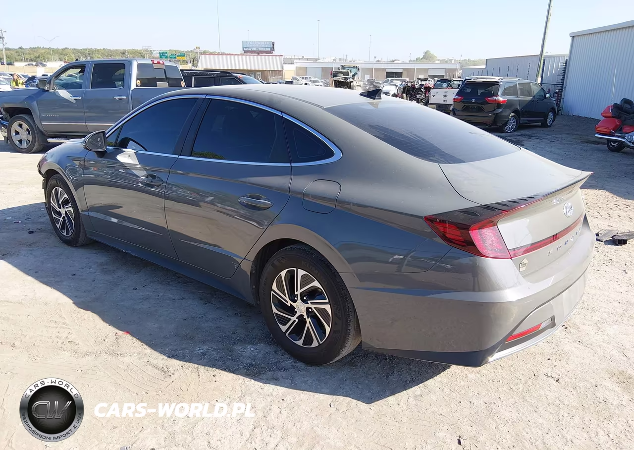 2021 Hyundai Sonata Blue VIN:KMHL24JJ5MA017281 - 3