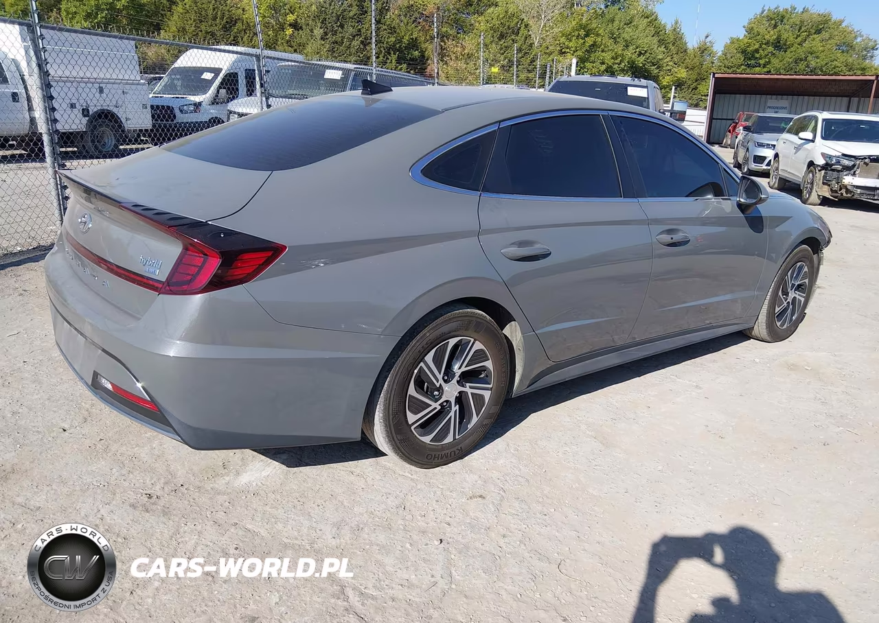 2021 Hyundai Sonata Blue VIN:KMHL24JJ5MA017281 - 4