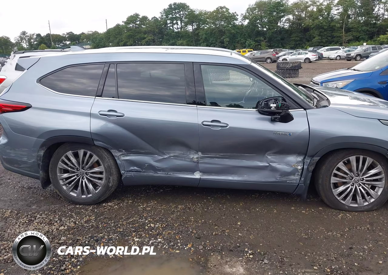 2021 Toyota Highlander Hybrid Platinum VIN:5TDEBRCH8MS048189 - 13