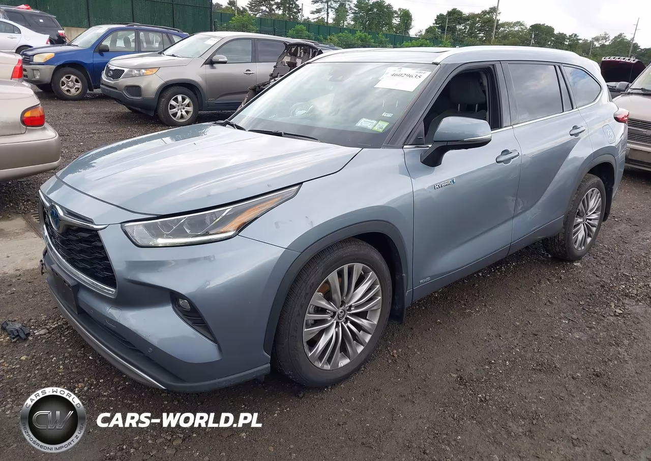 2021 Toyota Highlander Hybrid Platinum VIN:5TDEBRCH8MS048189 - 2