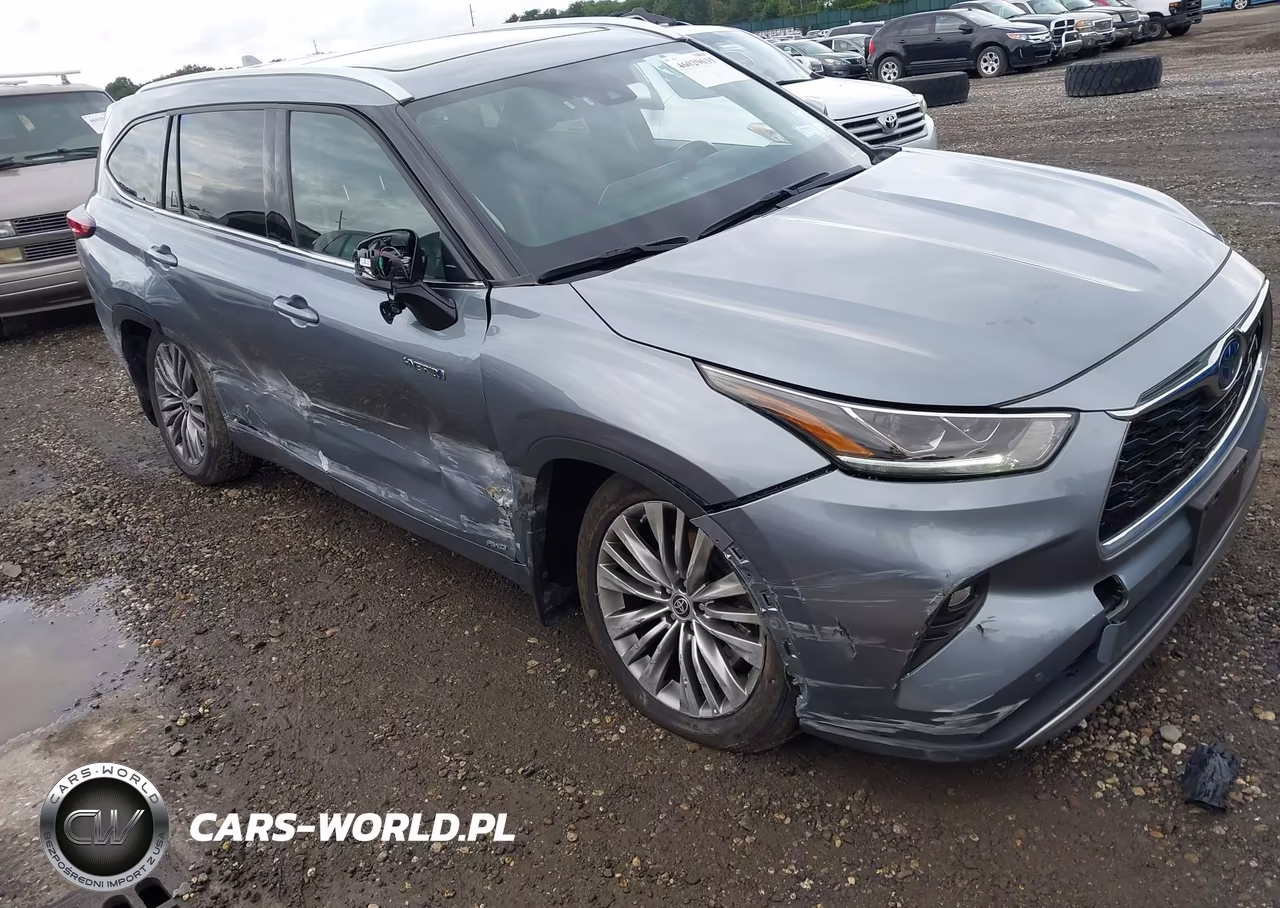 2021 Toyota Highlander Hybrid Platinum VIN:5TDEBRCH8MS048189 - 6