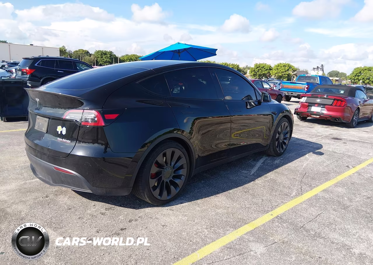 2021 Tesla Model Y Performance Dual Motor All-Wheel Drive VIN:5YJYGDEF7MF252709 - 4