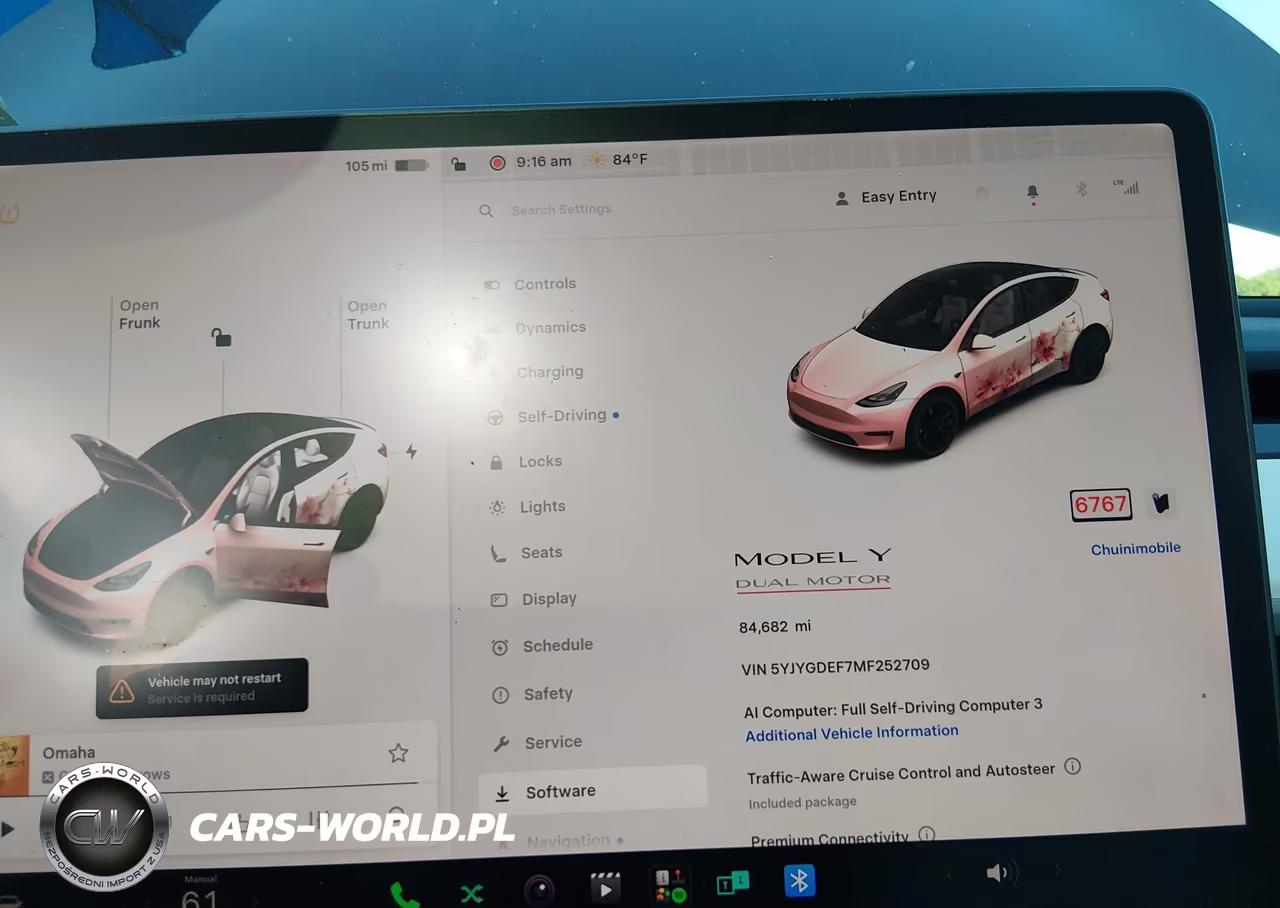 2021 Tesla Model Y Performance Dual Motor All-Wheel Drive VIN:5YJYGDEF7MF252709 - 7