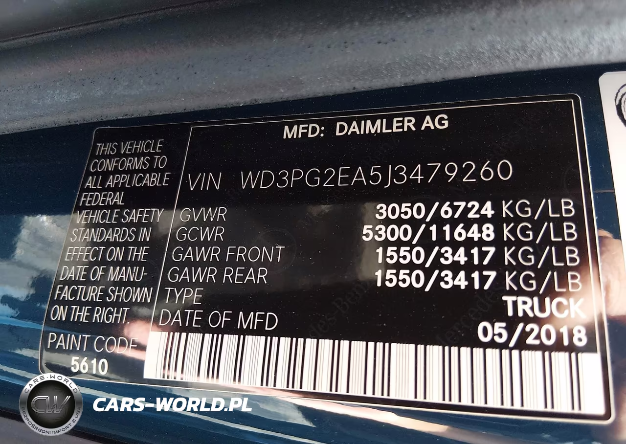 2018 Mercedes-Benz Metris VIN:WD3PG2EA5J3479260 - 9