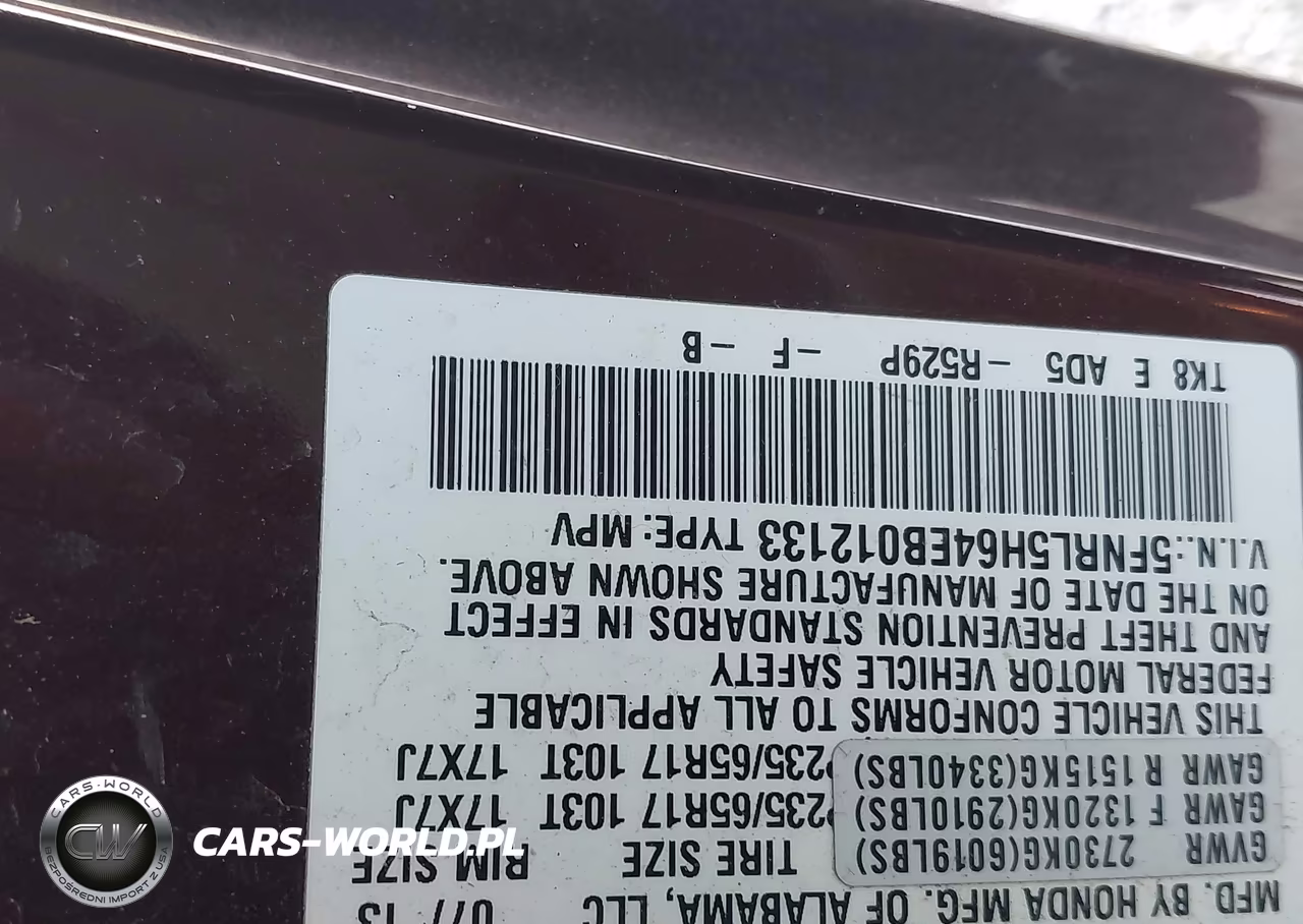 2014 Honda Odyssey Ex-L VIN:5FNRL5H64EB012133 - 9
