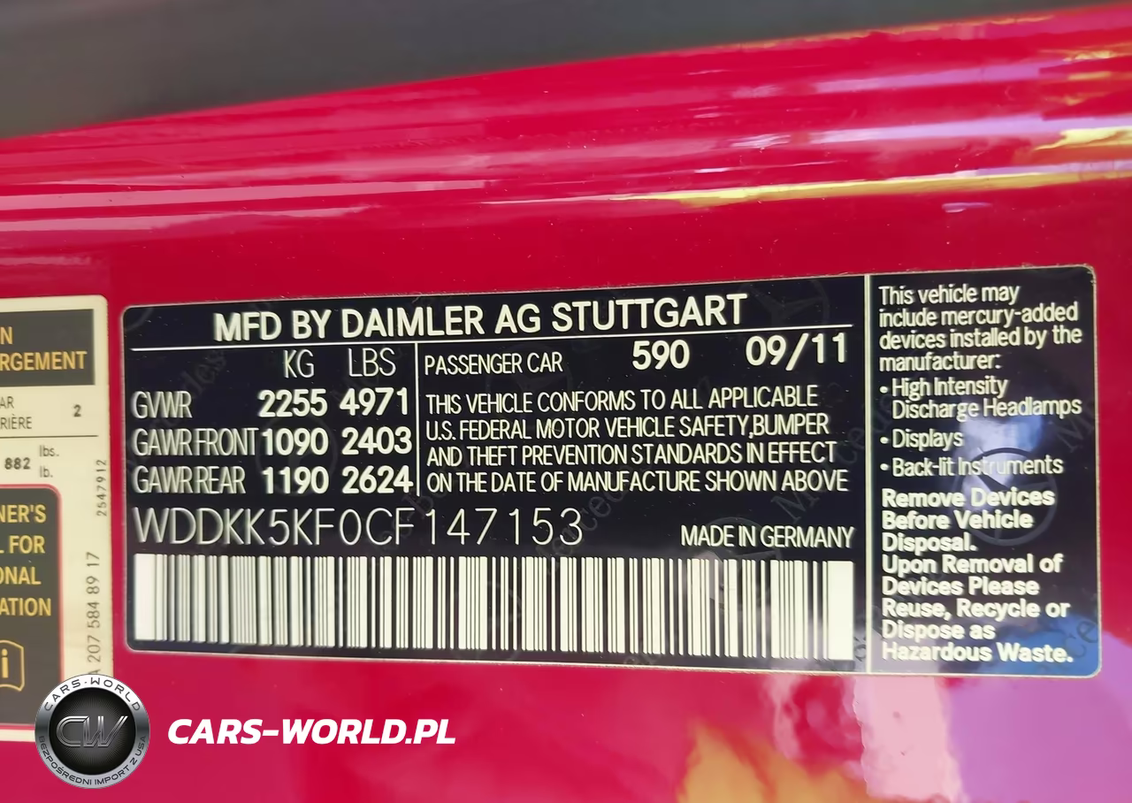 2012 Mercedes-Benz E 350 VIN:WDDKK5KF0CF147153 - 9