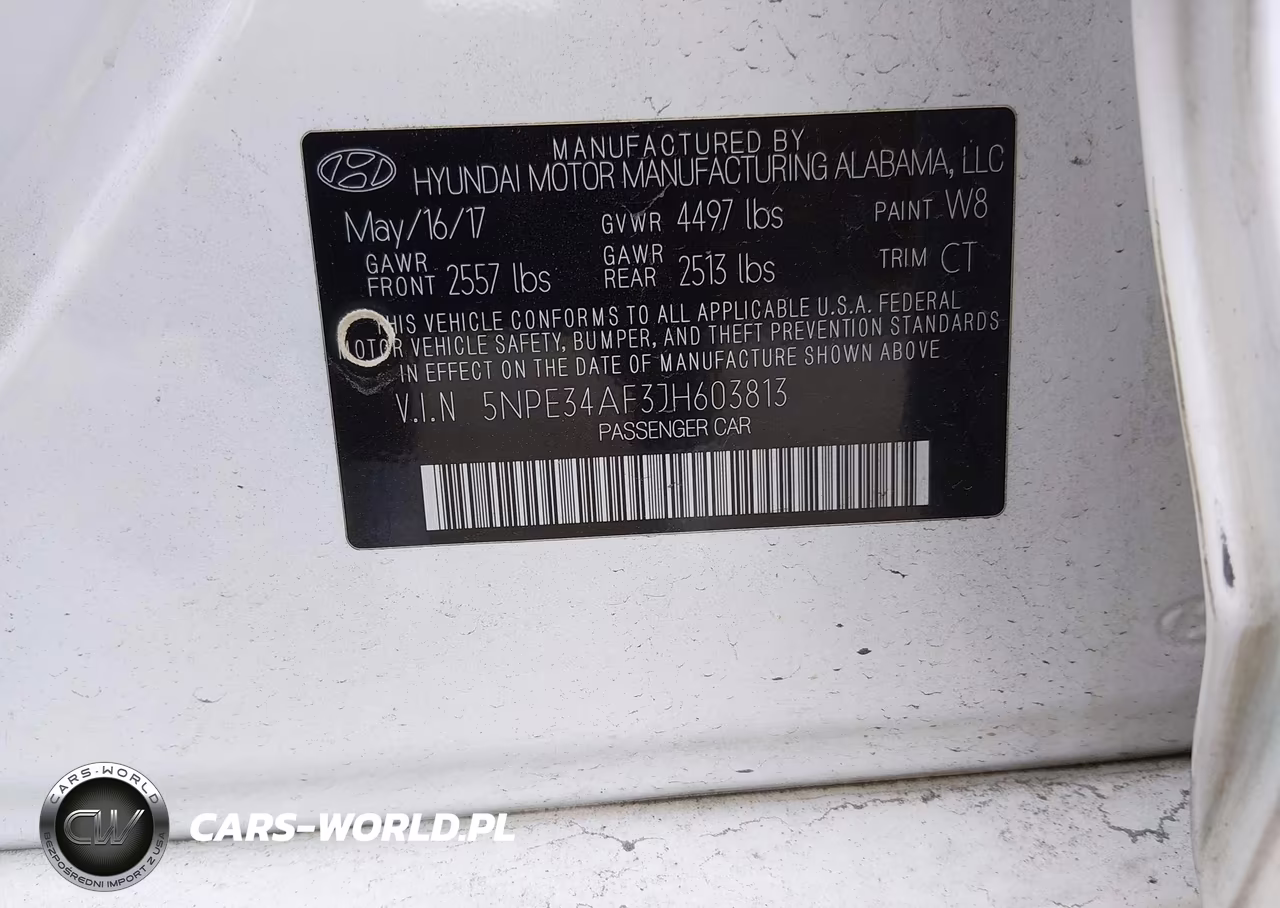 2018 Hyundai Sonata Sel VIN:5NPE34AF3JH603813 - 9