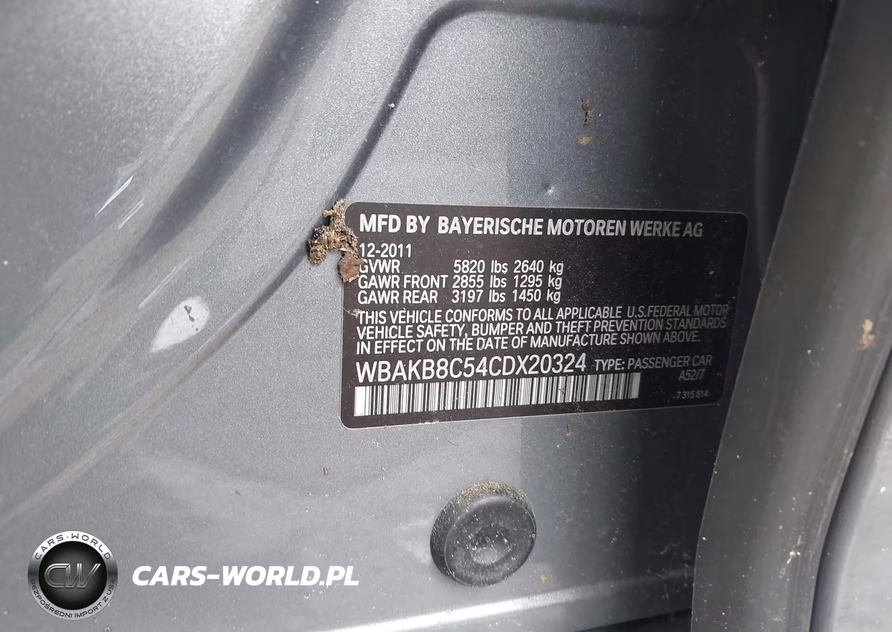 2012 BMW 750Li VIN:WBAKB8C54CDX20324 - 9