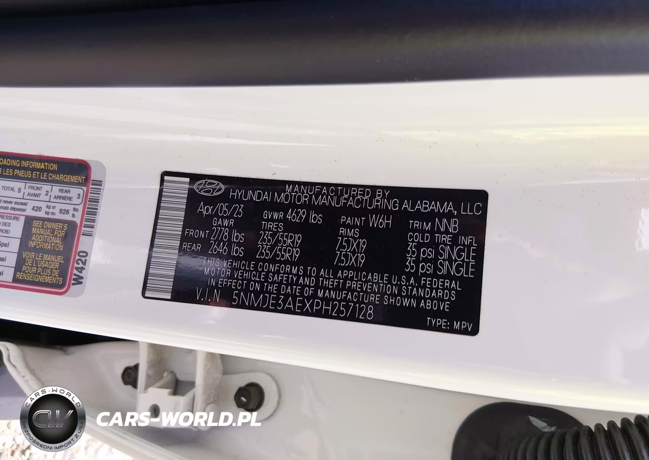 2023 Hyundai Tucson Limited VIN:5NMJE3AEXPH257128 - 9