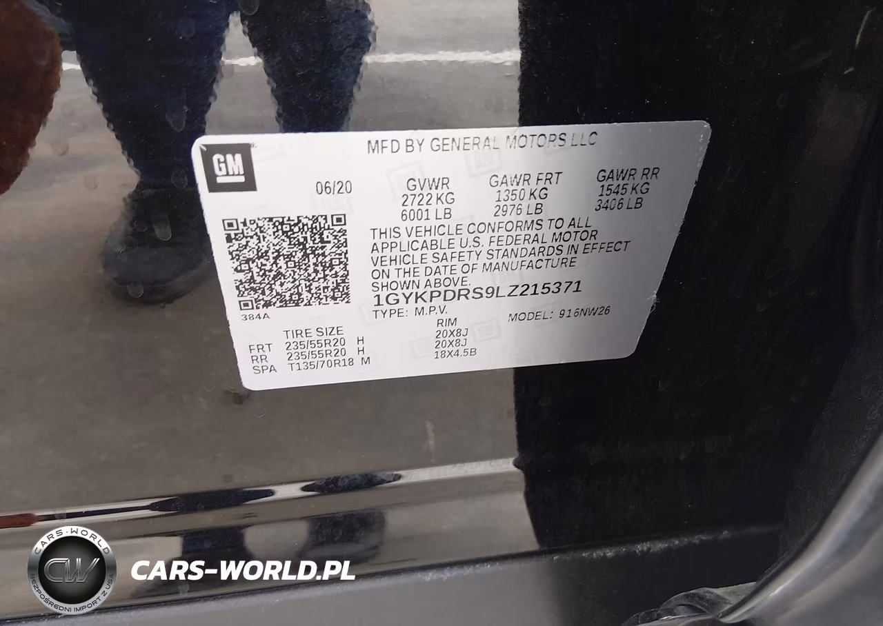 2020 Cadillac Xt6 Awd Premium Luxury VIN:1GYKPDRS9LZ215371 - 9