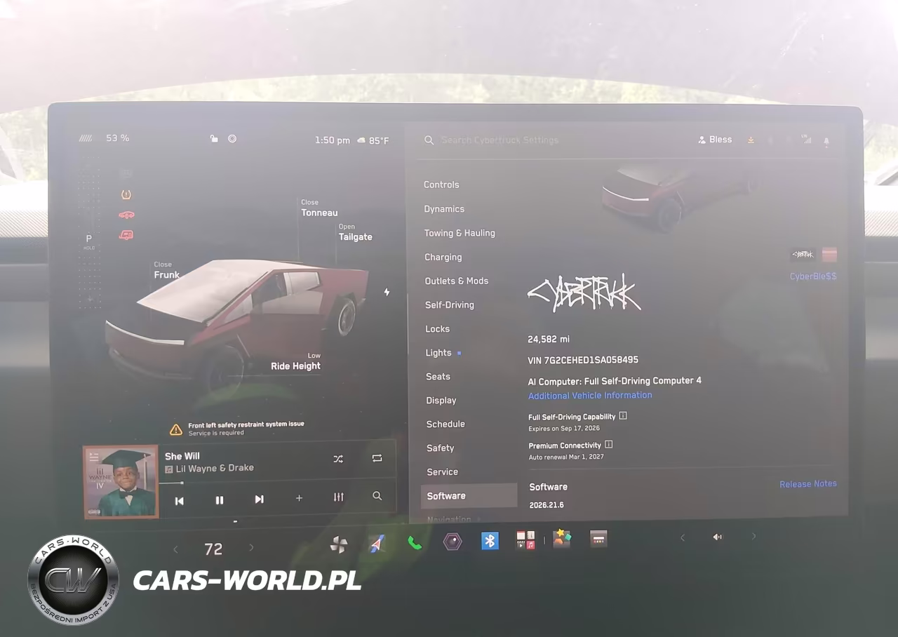 2025 Tesla Cybertruck All-Wheel Drive VIN:7G2CEHED1SA058495 - 7