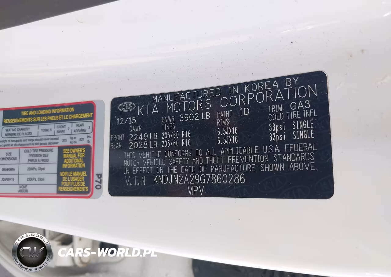 2016 Kia Soul VIN:KNDJN2A29G7860286 - 9