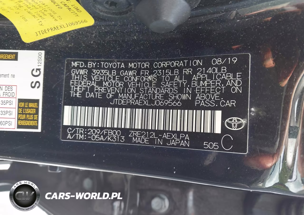2020 Toyota Corolla Le VIN:JTDEPRAEXLJ069566 - 9