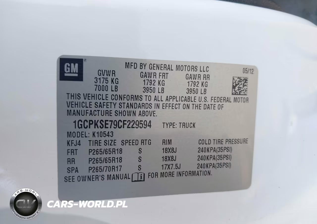 2012 Chevrolet Silverado 1500 Lt VIN:1GCPKSE79CF229594 - 9