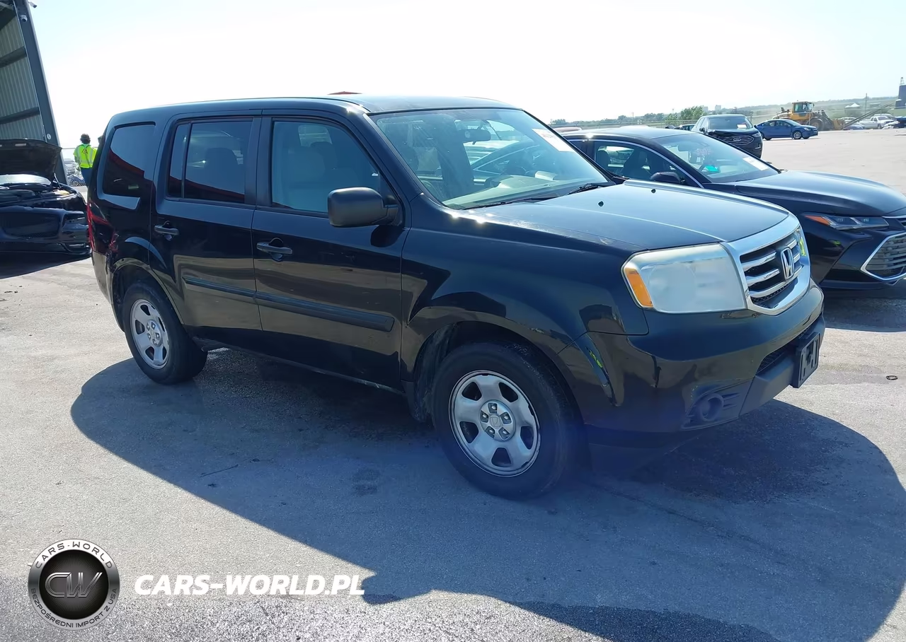 2015 Honda Pilot Lx VIN:5FNYF4H21FB047644 - 1