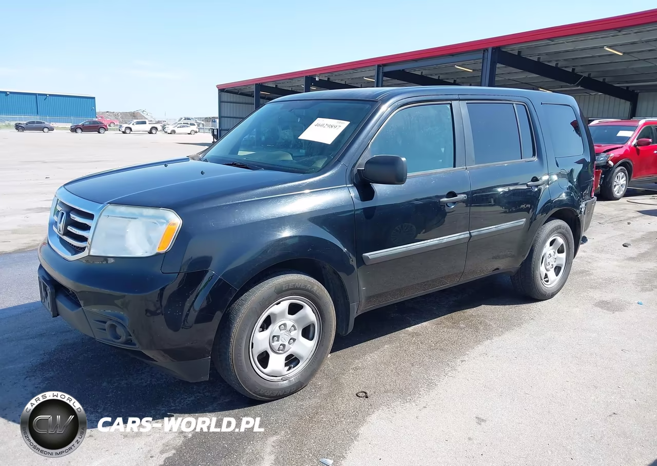 2015 Honda Pilot Lx VIN:5FNYF4H21FB047644 - 2