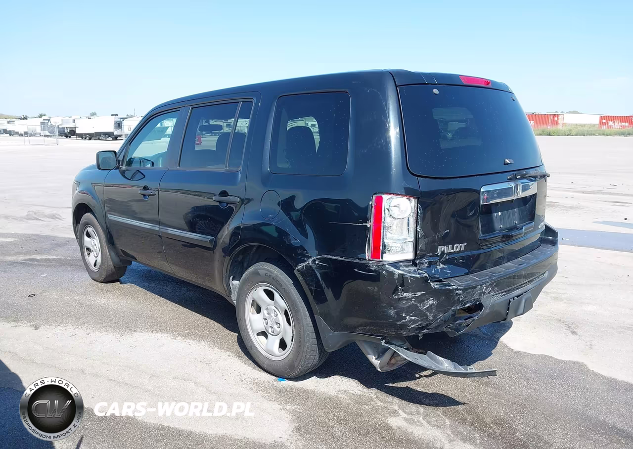 2015 Honda Pilot Lx VIN:5FNYF4H21FB047644 - 3