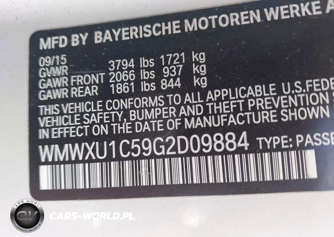 2016 Mini Hardtop Cooper VIN:WMWXU1C59G2D09884 - 9
