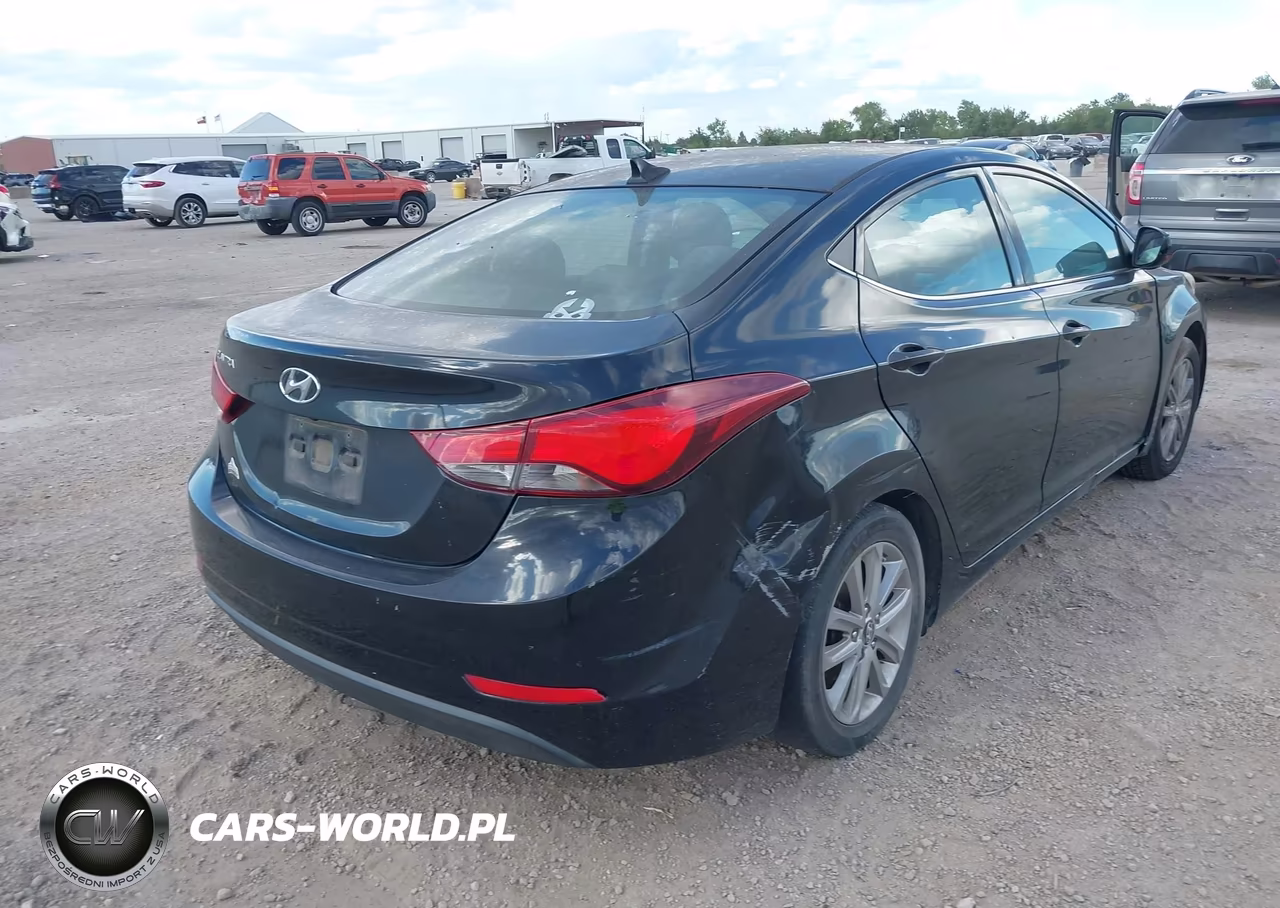 2015 Hyundai Elantra Se VIN:5NPDH4AE1FH640077 - 4