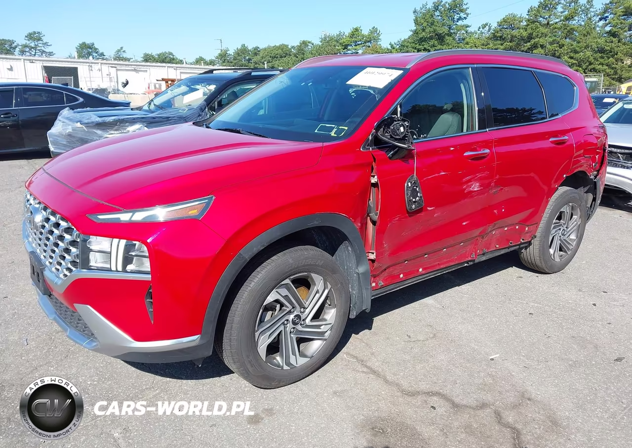 2021 Hyundai Santa Fe Sel VIN:5NMS6DAJ3MH360455 - 2