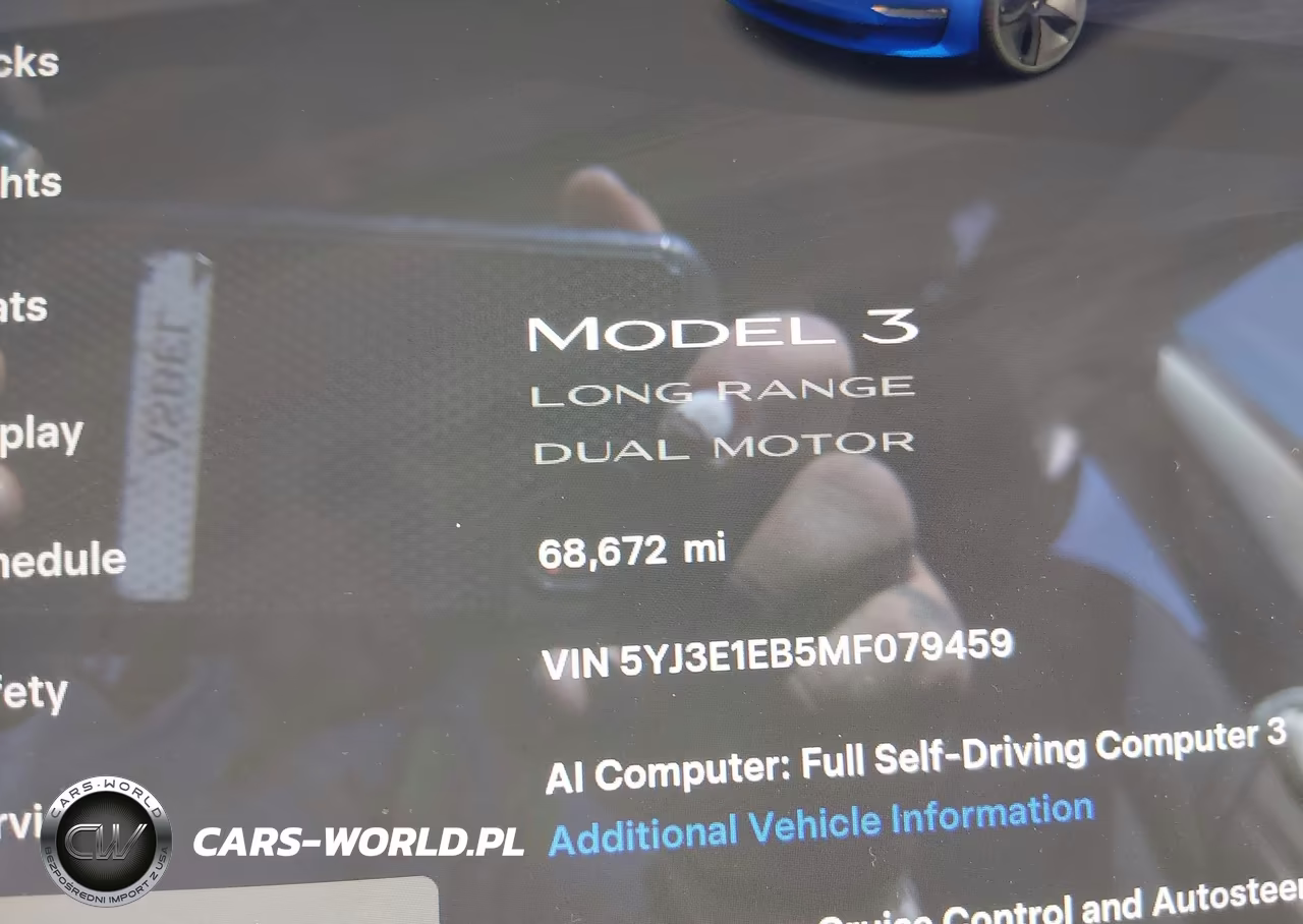 2021 Tesla Model 3 Long Range Dual Motor All-Wheel Drive VIN:5YJ3E1EB5MF079459 - 16