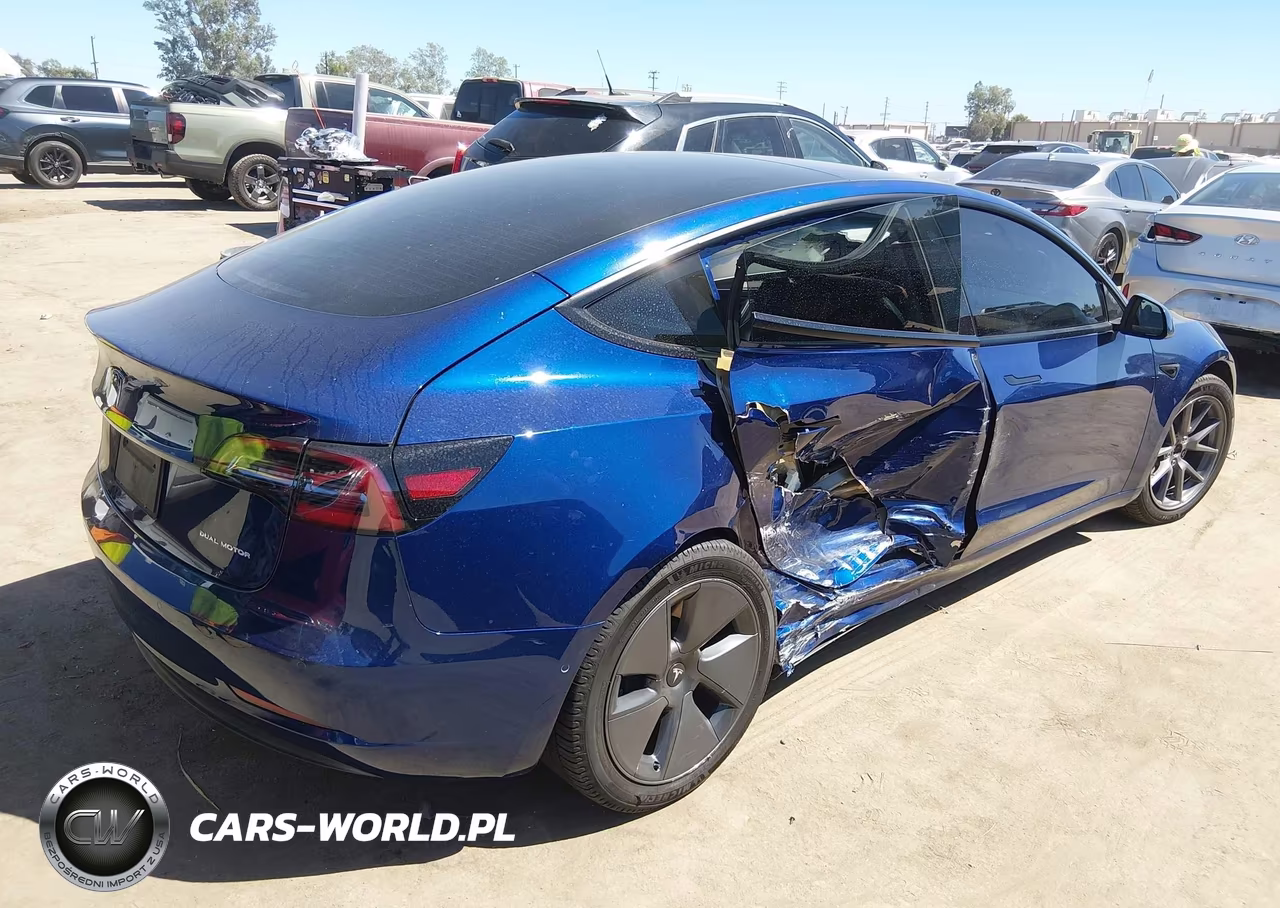 2021 Tesla Model 3 Long Range Dual Motor All-Wheel Drive VIN:5YJ3E1EB5MF079459 - 4