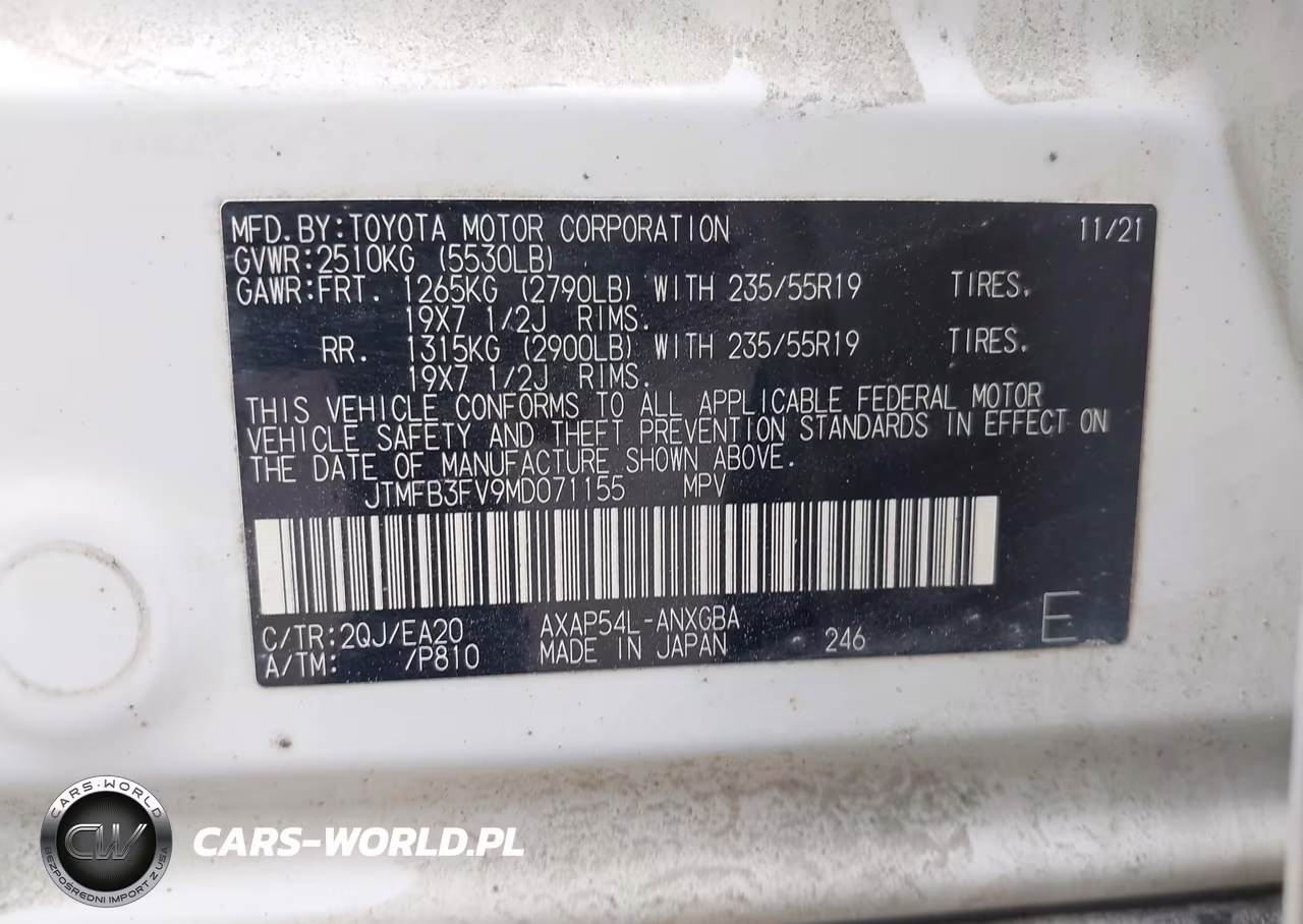 2021 Toyota Rav4 Prime Xse VIN:JTMFB3FV9MD071155 - 9