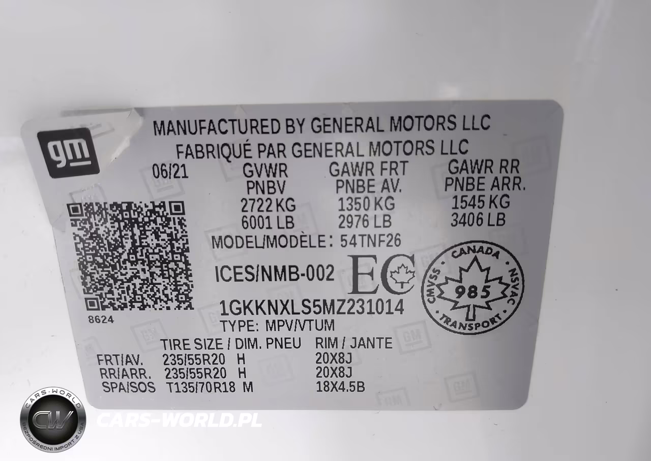 2021 GMC Acadia Denali VIN:1GKKNXLS5MZ231014 - 9