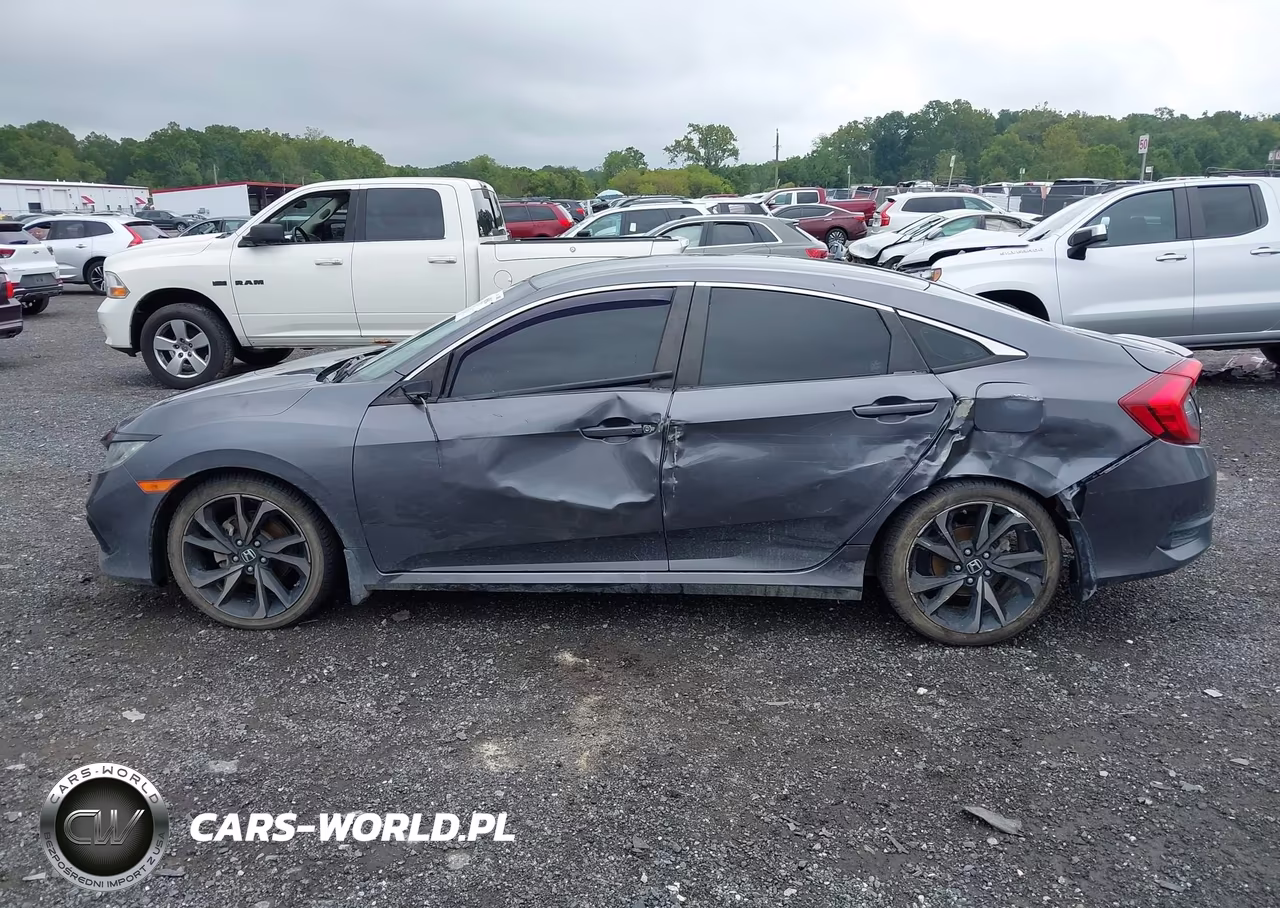 2019 Honda Civic Sport VIN:2HGFC2F87KH594404 - 14