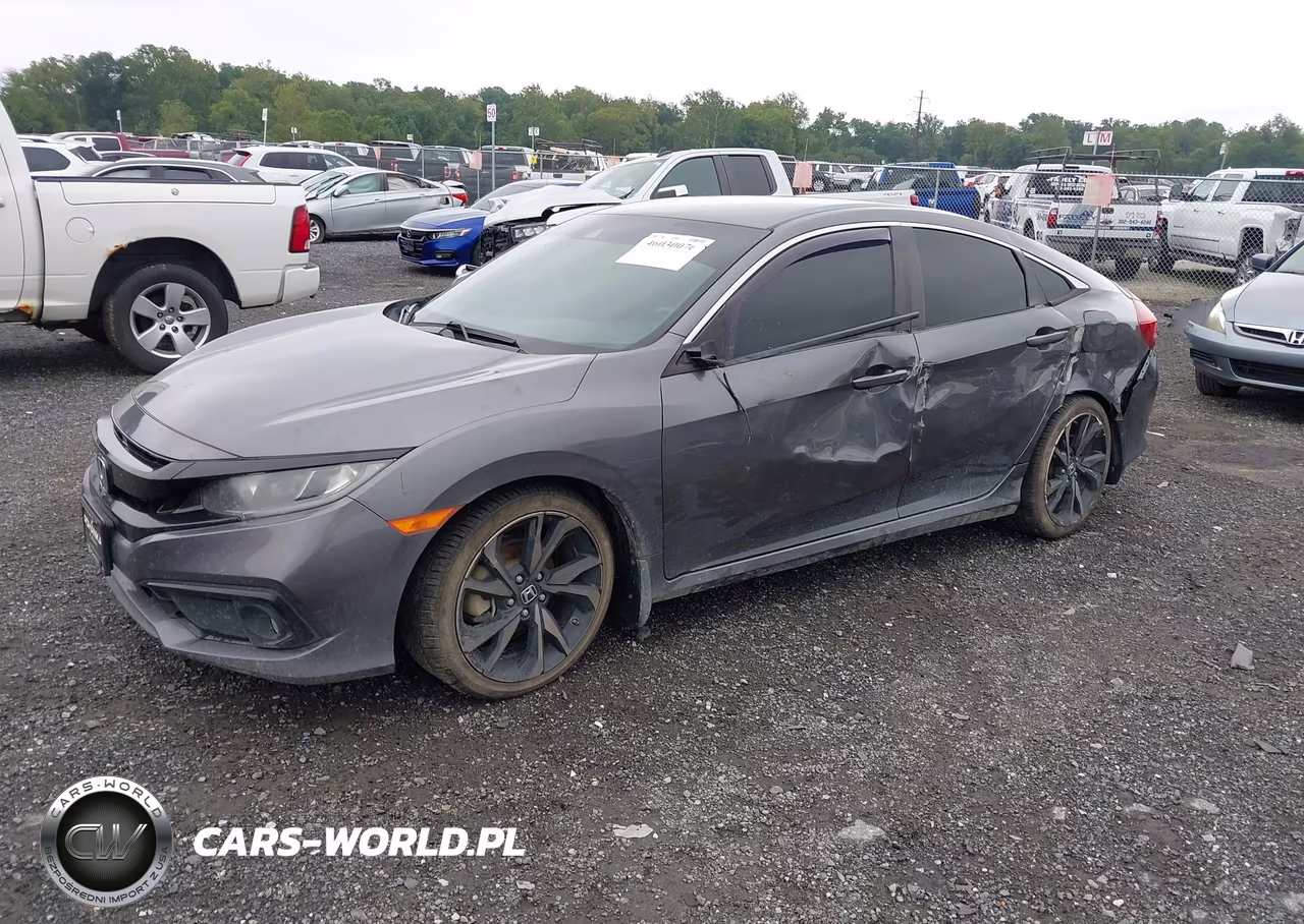 2019 Honda Civic Sport VIN:2HGFC2F87KH594404 - 2