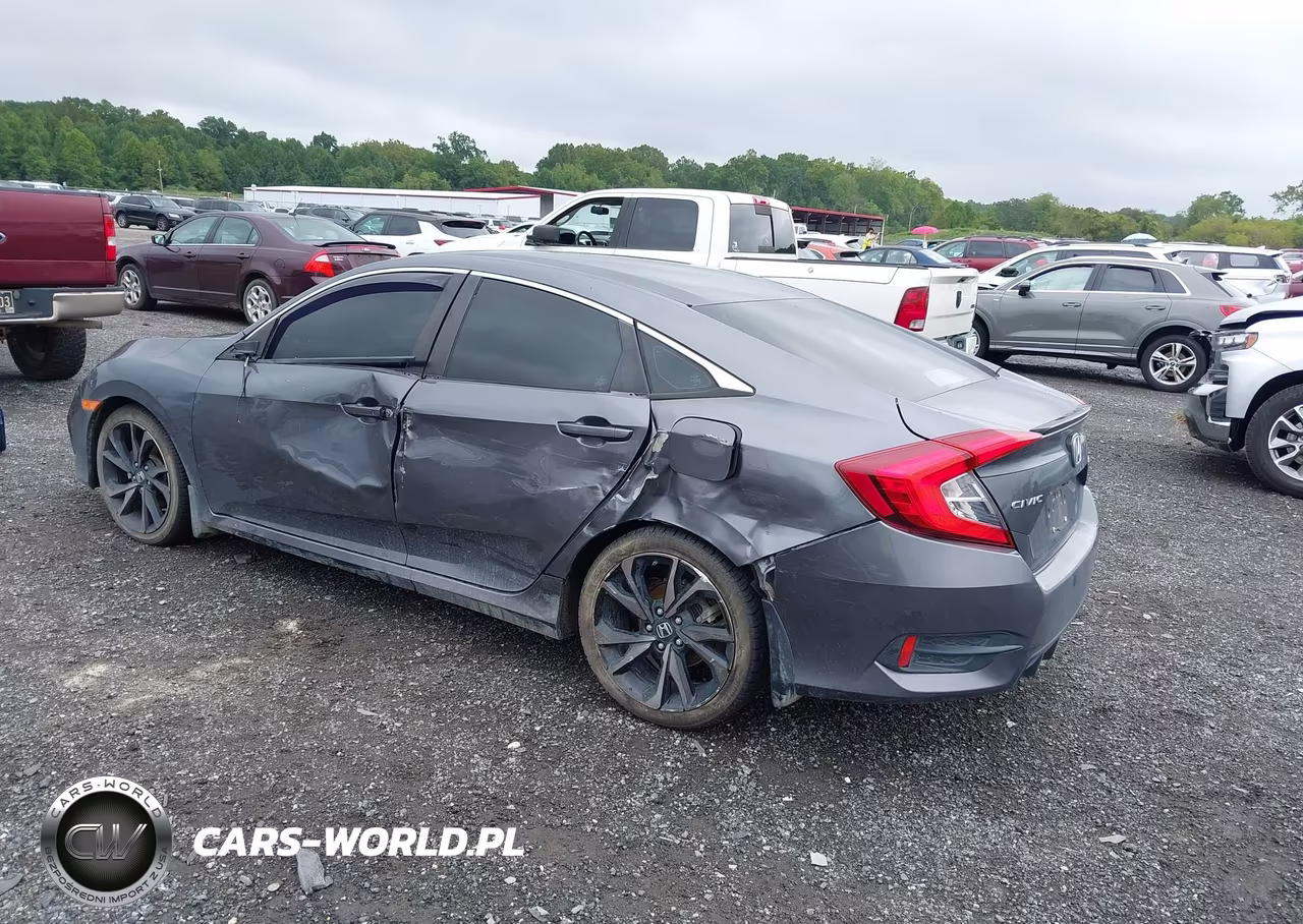 2019 Honda Civic Sport VIN:2HGFC2F87KH594404 - 3