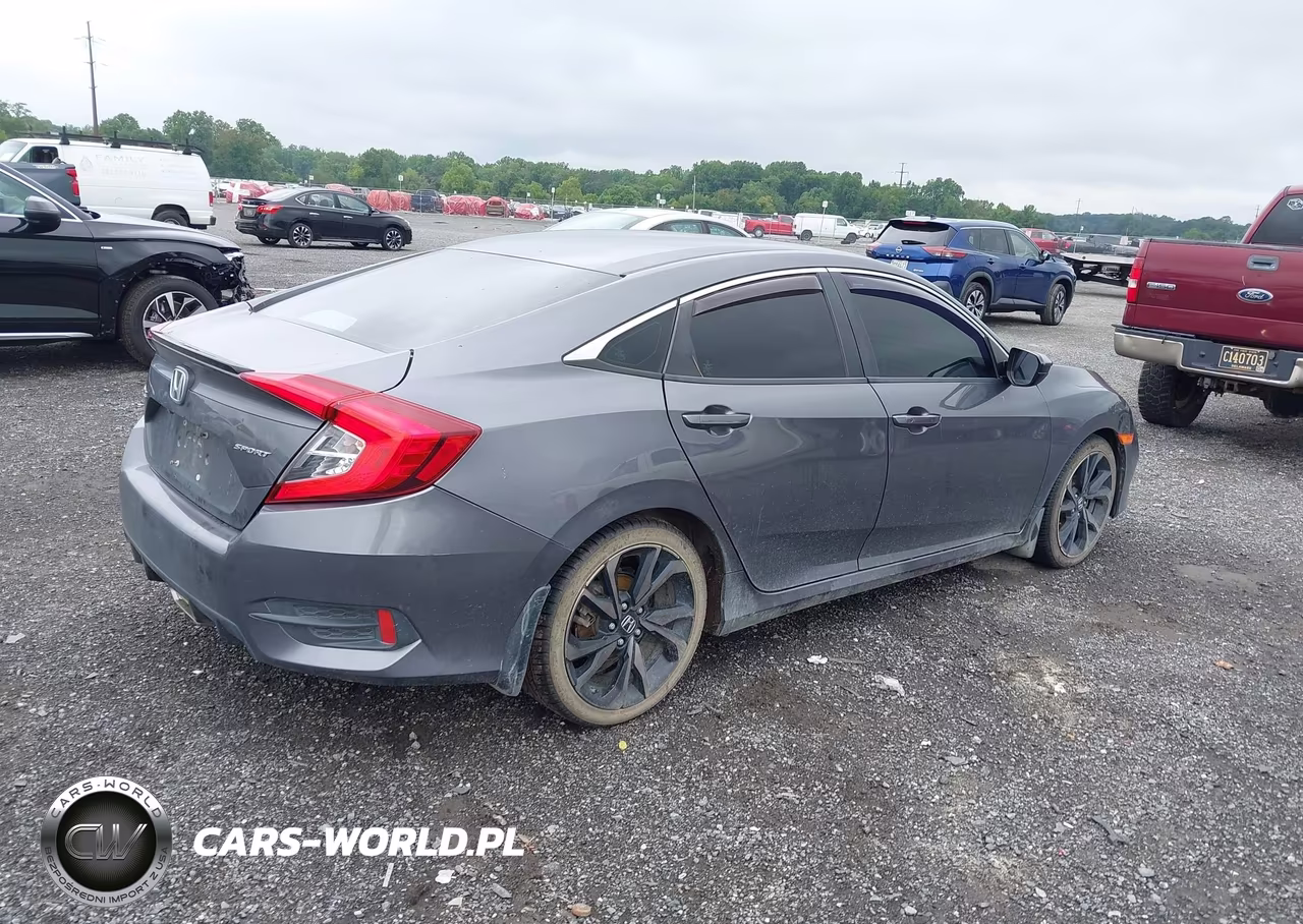 2019 Honda Civic Sport VIN:2HGFC2F87KH594404 - 4