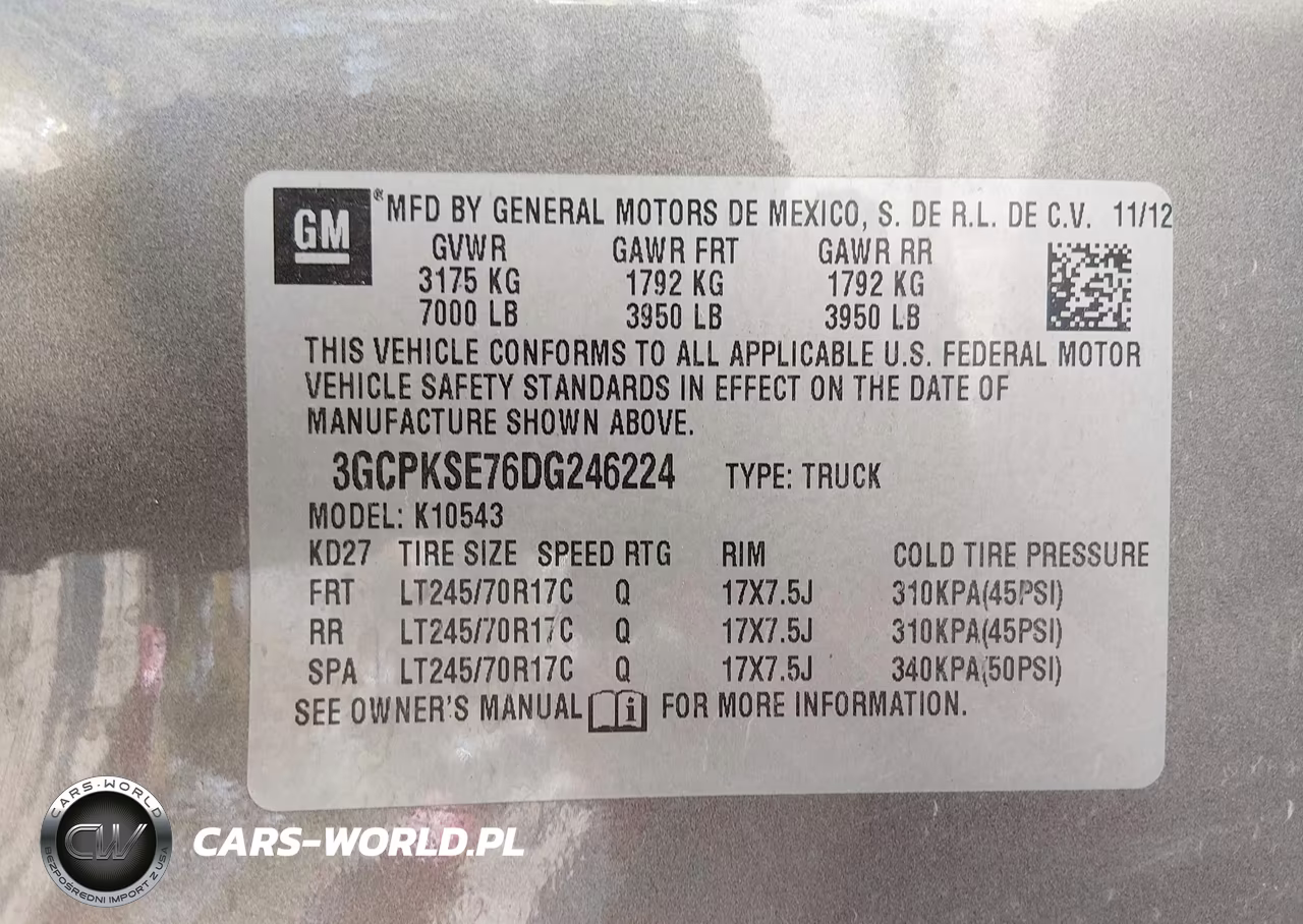 2013 Chevrolet Silverado 1500 Lt VIN:3GCPKSE76DG246224 - 9