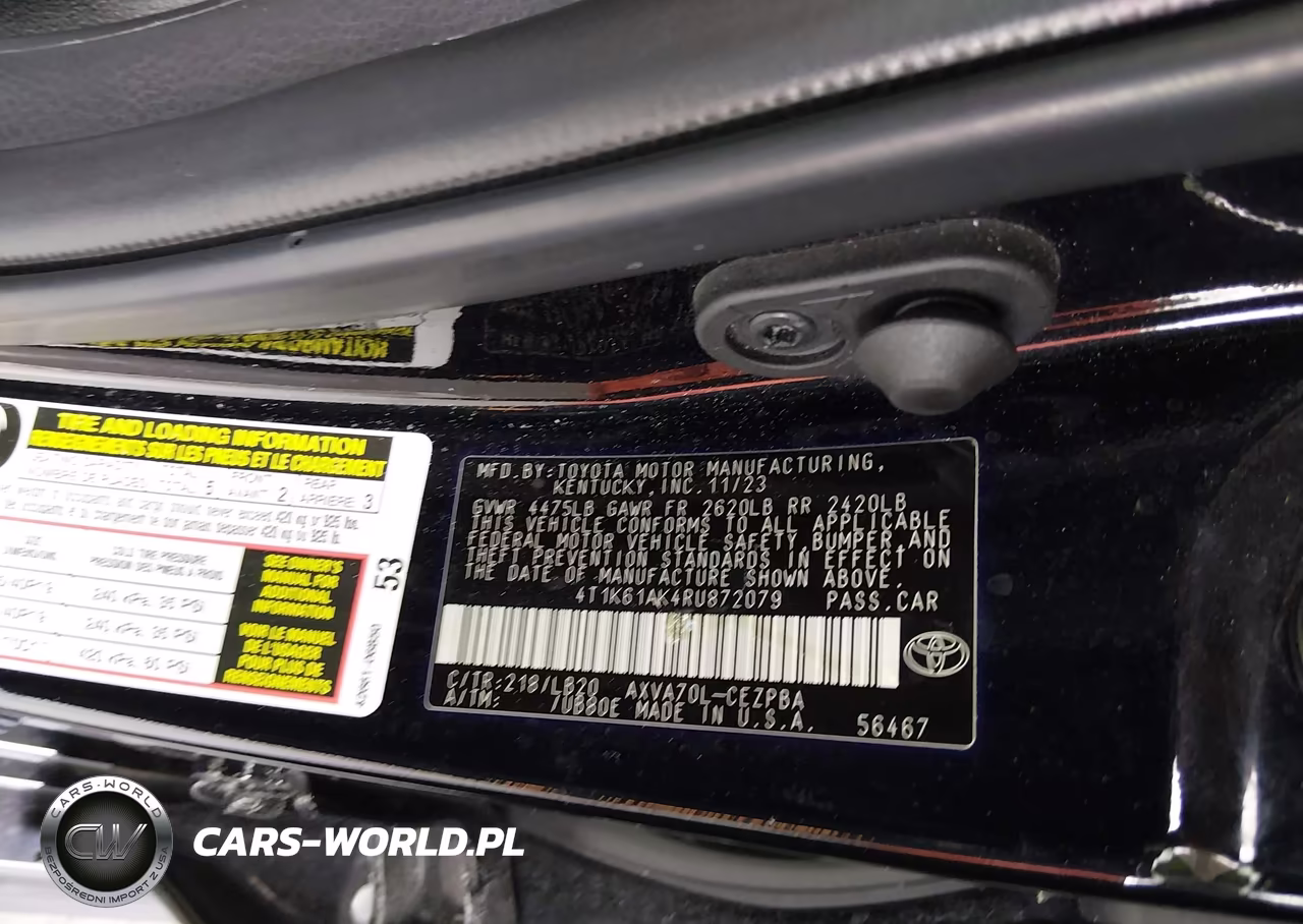 2024 Toyota Camry Xse VIN:4T1K61AK4RU872079 - 9