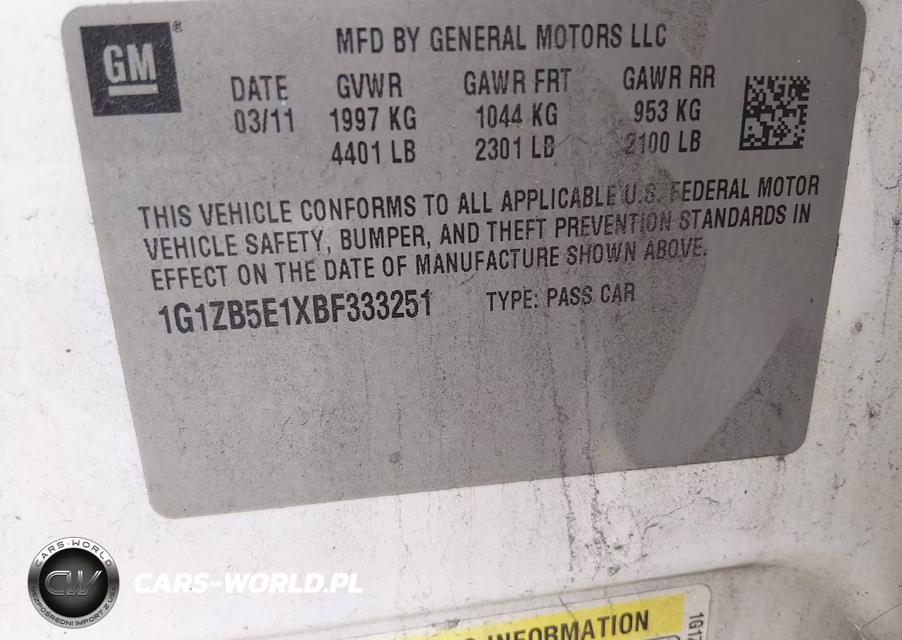 2011 Chevrolet Malibu Ls VIN:1G1ZB5E1XBF333251 - 9