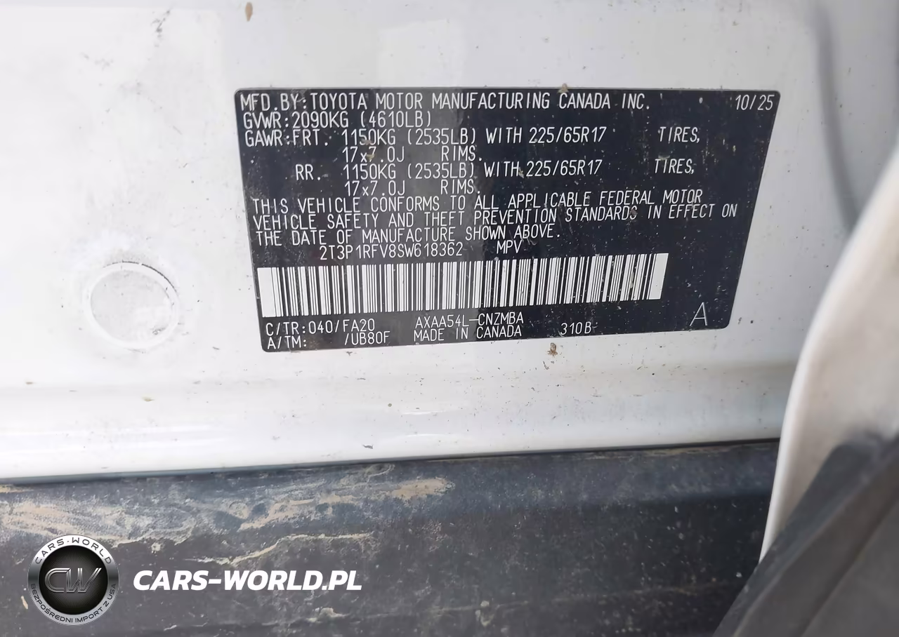 2025 Toyota Rav4 Xle VIN:2T3P1RFV8SW618362 - 9