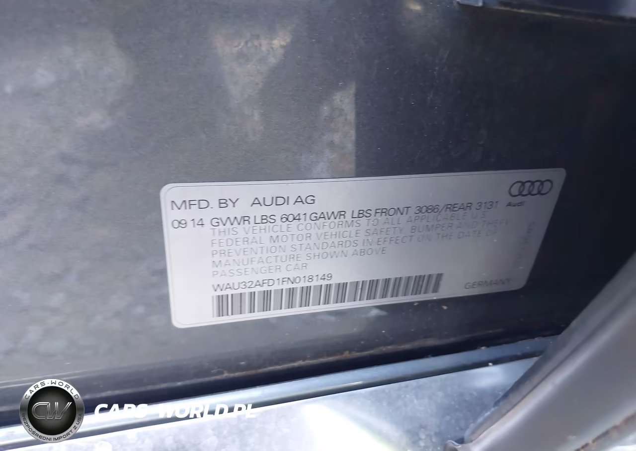 2015 Audi A8 L 4.0T VIN:WAU32AFD1FN018149 - 9