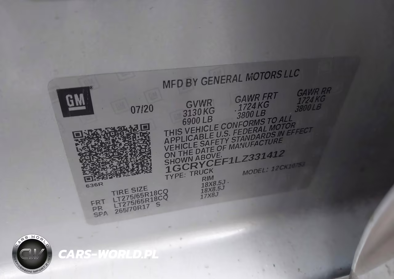 2020 Chevrolet Silverado 1500 4Wd Standard Bed Custom Trail Boss VIN:1GCRYCEF1LZ331412 - 9