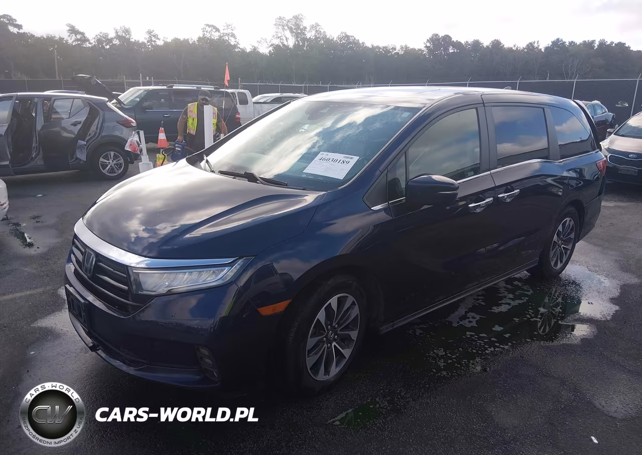 2021 Honda Odyssey Ex-L VIN:5FNRL6H70MB037592 - 2
