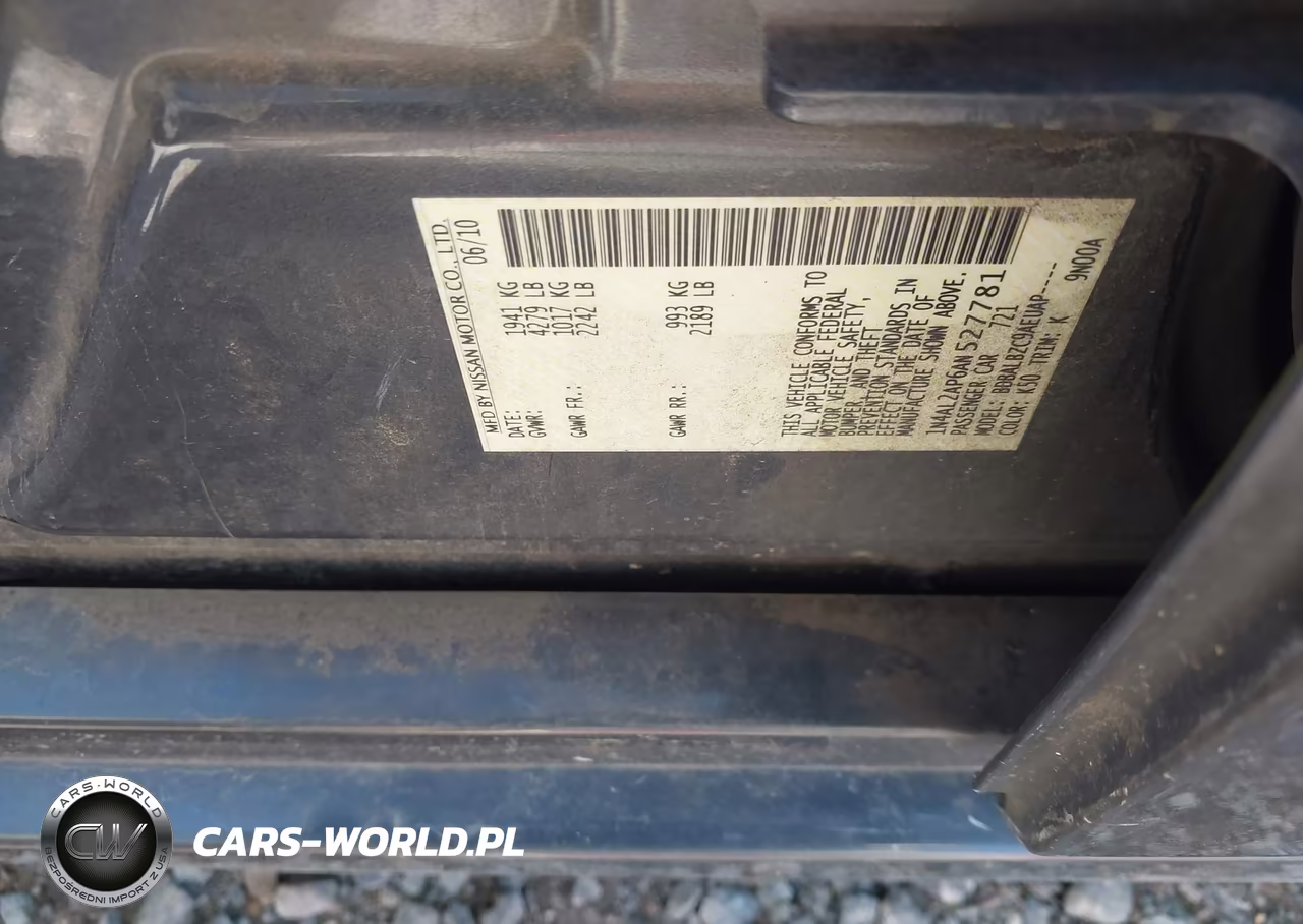2010 Nissan Altima 2.5 S VIN:1N4AL2AP6AN527781 - 9