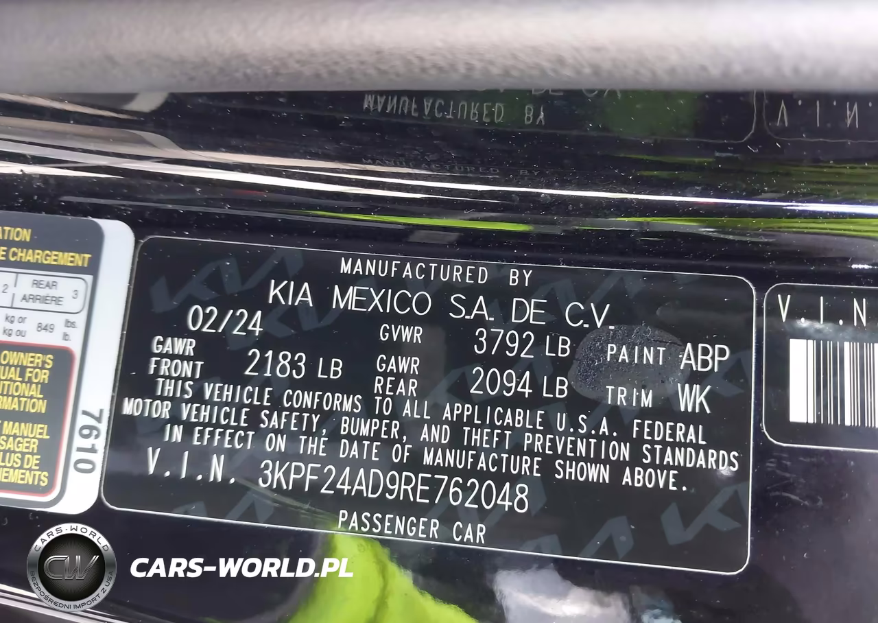 2024 Kia Forte Lxs VIN:3KPF24AD9RE762048 - 9
