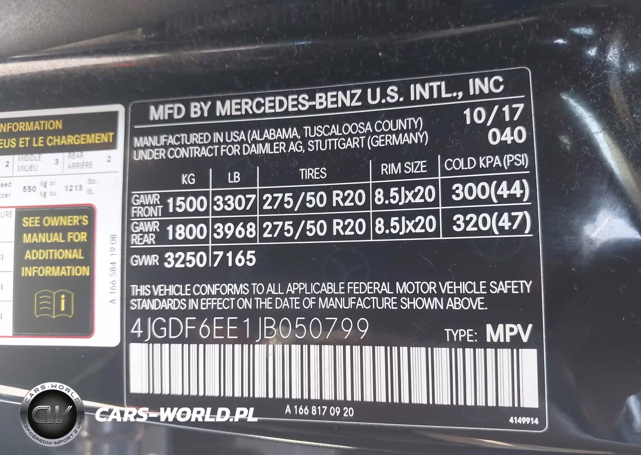 2018 Mercedes-Benz Gls 450 4Matic VIN:4JGDF6EE1JB050799 - 9