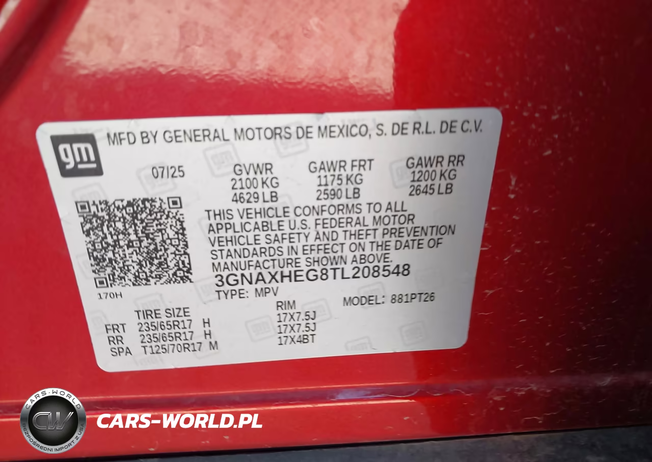 2026 Chevrolet Equinox Fwd Lt VIN:3GNAXHEG8TL208548 - 9